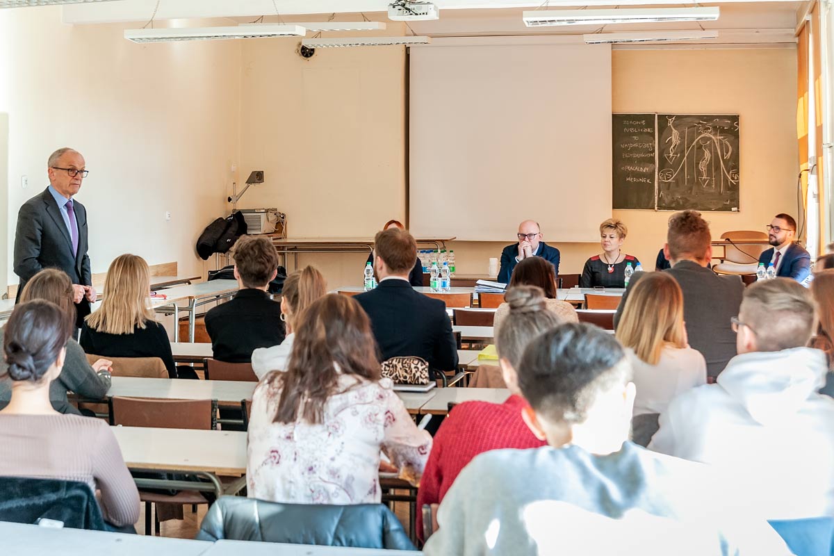 Spotkanie ze studentami WnOZ